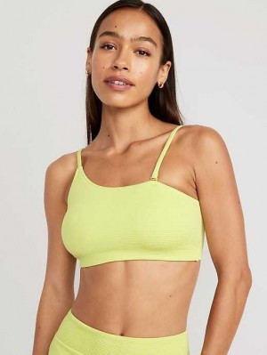 Old Navy Pucker Convertible Bandeau Bikini Swim Top Green | ZYO683710