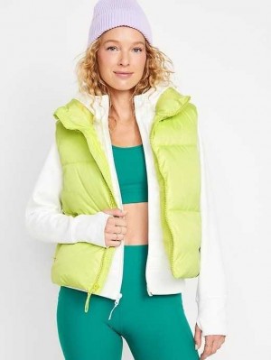 Old Navy Quilted Puffer Vest Citrine | LCP398172