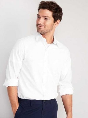 Old Navy Regular-Fit Pro Signature Performance Dress Shirt White | JVN269517