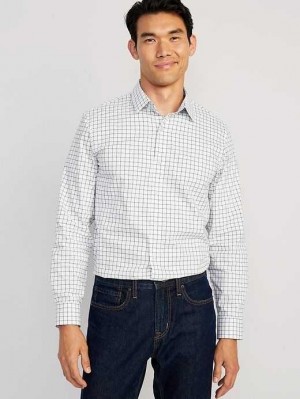 Old Navy Regular-Fit Pro Signature Tech Dress Shirt White | QAV498270