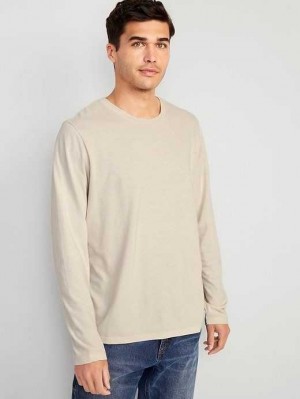 Old Navy Relaxed Layering T-Shirt Beige | UZJ457283