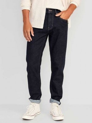 Old Navy Relaxed Slim Taper Built-In Flex Dark-Wash Jeans Dark Wash | WAJ481960