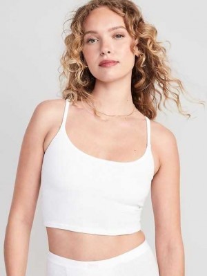 Old Navy Rib-Knit Brami Top White | DKA162943