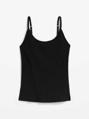 Old Navy Rib-Knit Cami Top Black | TDK180926