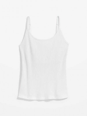 Old Navy Rib-Knit Cami Top White | OTJ581926