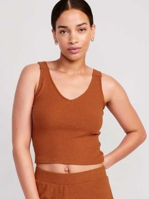 Old Navy Rib-Knit Lounge Tank Top Umbria | JGB635972