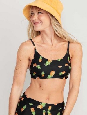 Old Navy Scoop-Neck Bikini Swim Top Pineapple Pandemonium | PHY769543