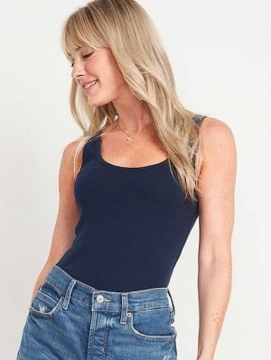 Old Navy Scoop-Neck Rib-Knit First Layer Tank Top Navy | XQV271043