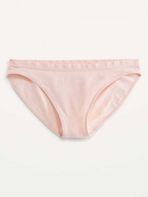 Old Navy Seamless Bikini Underwear Pink | UYW782943