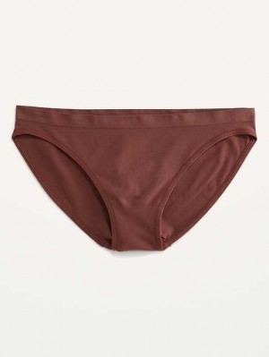 Old Navy Seamless Bikini Underwear Root Beer | RQE594130