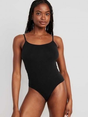 Old Navy Seamless Cami Bodysuit Black | IBT354690