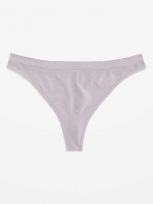 Old Navy Seamless Thong Underwear Grey | YBW268371