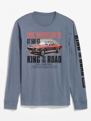 Old Navy Shelby Mustang King of the Road Gender-Neutral Long-Sleeve T-Shirt King Of The Road | BUF719436