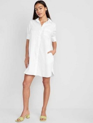 Old Navy Short-Sleeve Shirt Dress Calla Lilies | ZCG529670