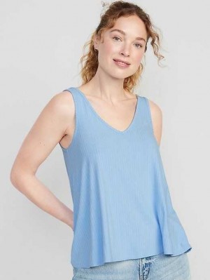 Old Navy Sleeveless Luxe Swing T-Shirt Breakwater | JGB498327