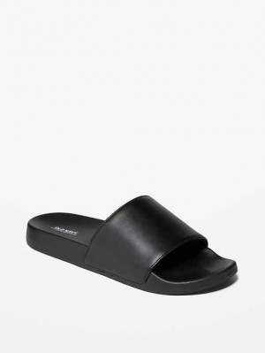 Old Navy Slide Sandals Black | NRI105786