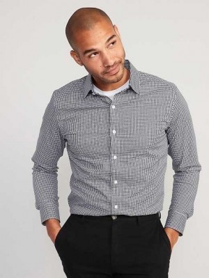 Old Navy Slim-Fit Pro Signature Performance Dress Shirt Mini Check | LKA460328