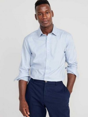 Old Navy Slim-Fit Pro Signature Tech Dress Shirt Blue | LUQ907823