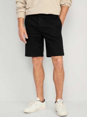 Old Navy Slim Built-In Flex Rotation Chino Shorts Blackjack | CME518702