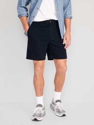 Old Navy Slim Built-In Flex Ultimate Chino Shorts Navy | ZAJ175203