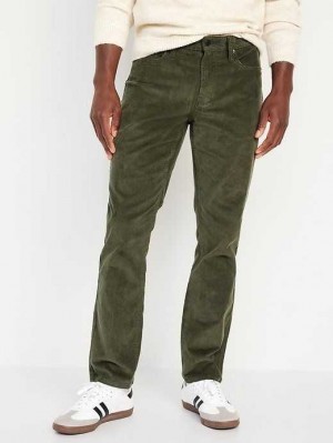 Old Navy Slim Five-Pocket Corduroy Pants Dark Olive | TDY841350