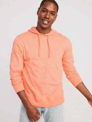 Old Navy Slub-Knit Pullover Hoodie Feeling Peachy | GVW612375