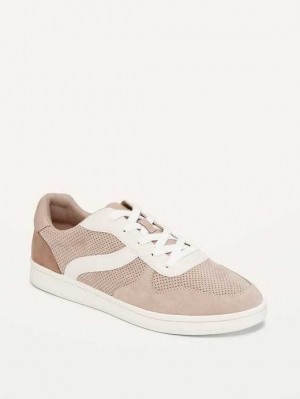 Old Navy Soft-Brushed Faux-Suede Sneakers Brown | BME187604