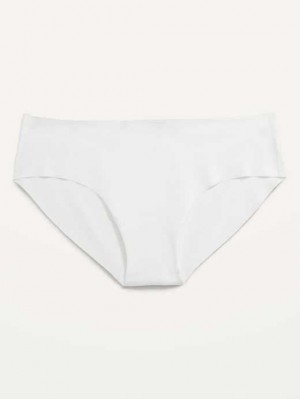 Old Navy Soft-Knit No-Show Hipster Underwear White | KGJ247683