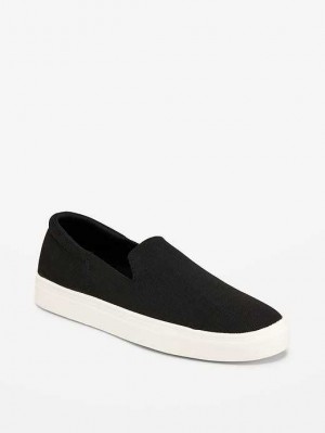 Old Navy Soft-Knit Slip-On Sneakers Black | WZA975281