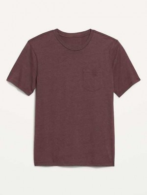 Old Navy Soft-Washed Chest-Pocket Crew-Neck T-Shirt Raisin Arizona | QHW026951