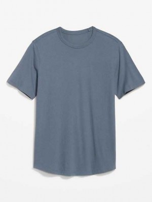 Old Navy Soft-Washed Curved-Hem T-Shirt Wintry Waters | DNR187405