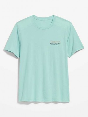 Old Navy Soft-Washed Graphic T-Shirt Blue | MPX368127