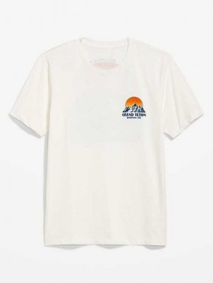 Old Navy Soft-Washed Graphic T-Shirt Grand Teton | IJO634259