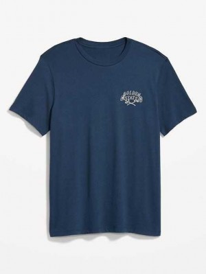 Old Navy Soft-Washed Graphic T-Shirt Obscure Night | WXO896173