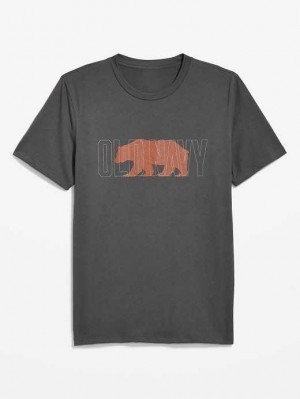 Old Navy Soft-Washed Logo Graphic T-Shirt Panther | CXG172693