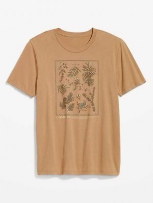 Old Navy Soft-Washed Logo Graphic T-Shirt Acacia | VPO147608