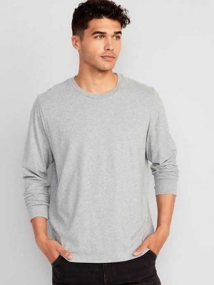 Old Navy Soft-Washed Long-Sleeve Rotation T-Shirt Grey | FIP592784