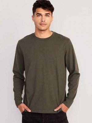 Old Navy Soft-Washed Long-Sleeve Rotation T-Shirt Green | CDT367420