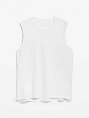 Old Navy Soft-Washed Muscle Tank Top White | LCI295073