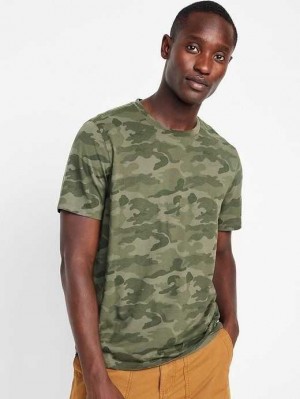 Old Navy Soft-Washed Printed Crew-Neck T-Shirt Camo | KOS695173