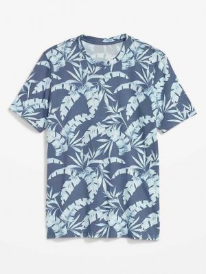 Old Navy Soft-Washed Printed Crew-Neck T-Shirt Palms | ETV752896