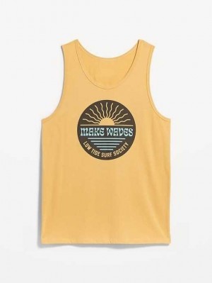 Old Navy Soft-Washed Tank Top Sweet Pollen | DTR674180