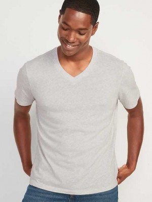 Old Navy Soft-Washed V-Neck T-Shirt Beige | RHK025486