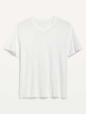 Old Navy Soft-Washed V-Neck T-Shirt White | DPK936450