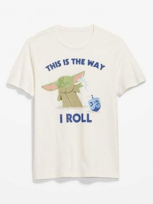 Old Navy Star Wars: The Mandalorian The Child Gender-Neutral T-Shirt Light Blue | RIW032586