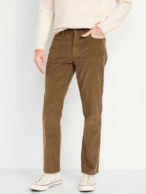 Old Navy Straight Five-Pocket Corduroy Pants Light Brown | EFI950178