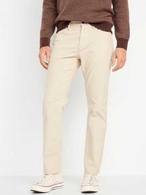 Old Navy Straight Five-Pocket Corduroy Pants Beige | XLE940831