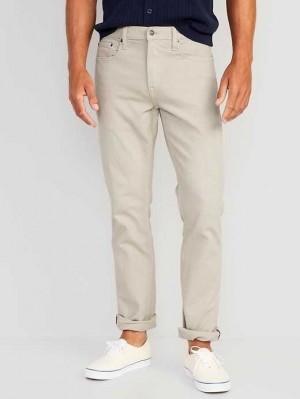 Old Navy Straight Five-Pocket Pants Light Khaki | JSB418675