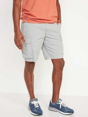 Old Navy Straight Lived-In Cargo Shorts Grey | UXV658043