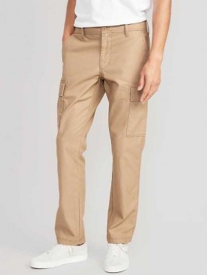 Old Navy Straight Oxford Cargo Pants Teakwood | PDZ234895